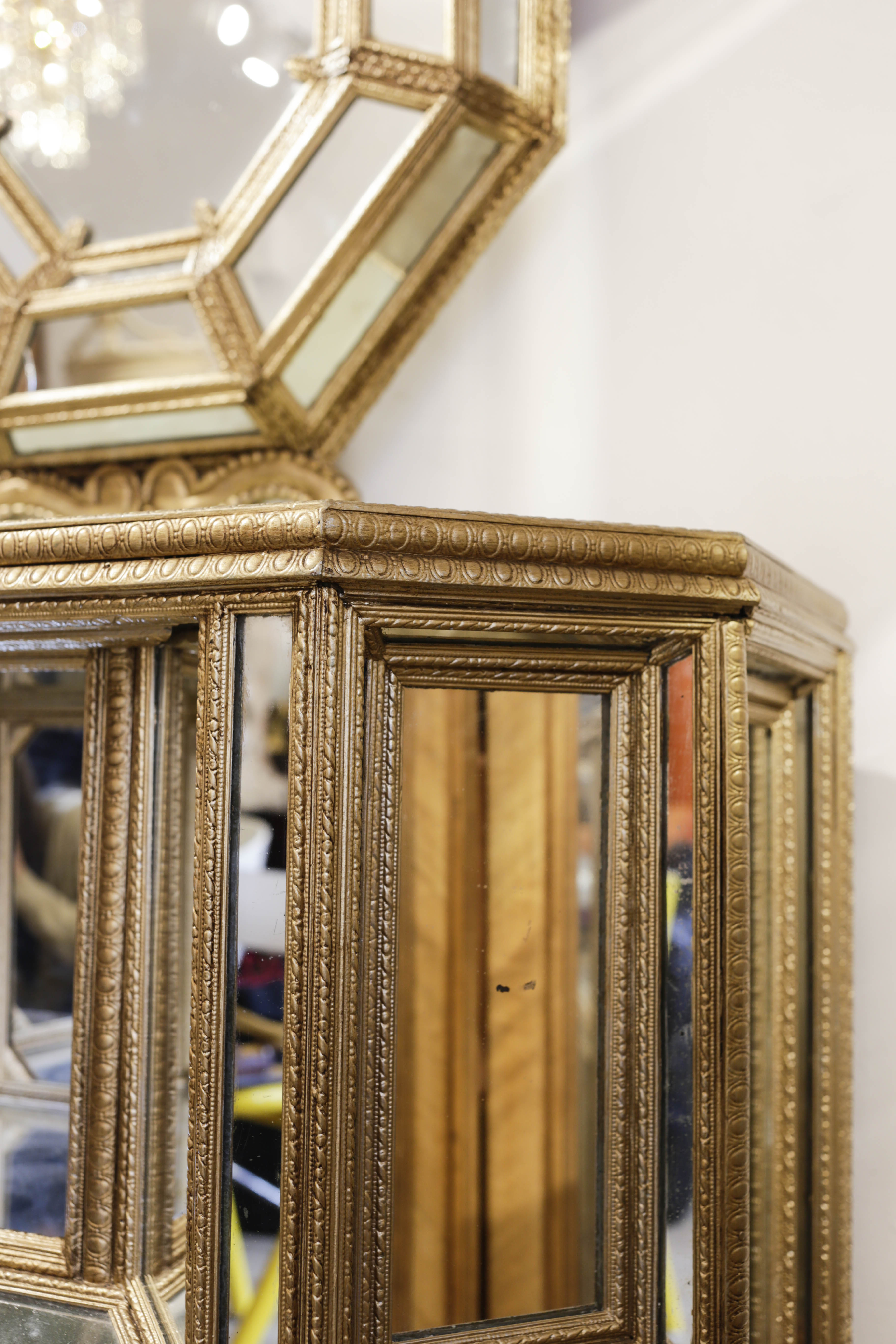 Furniture bar and mirror pareclose 19th