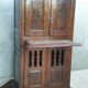 Rustic buffet in natural wood