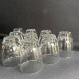 Large glasses (9) - Mid-century modern - Crystal