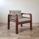 Vintage checkered armchair