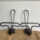 Pair of metal hooks