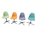 Series of 4 chairs by Eames editionHerman Miller