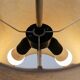 Lampadaire réglable en hauteur en résine et métal, années 1960