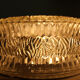 Vintage glass ceiling or wall lamp, Italy, 1960s