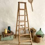 Antique wooden painter's stepladder