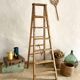 Antique wooden painter's stepladder