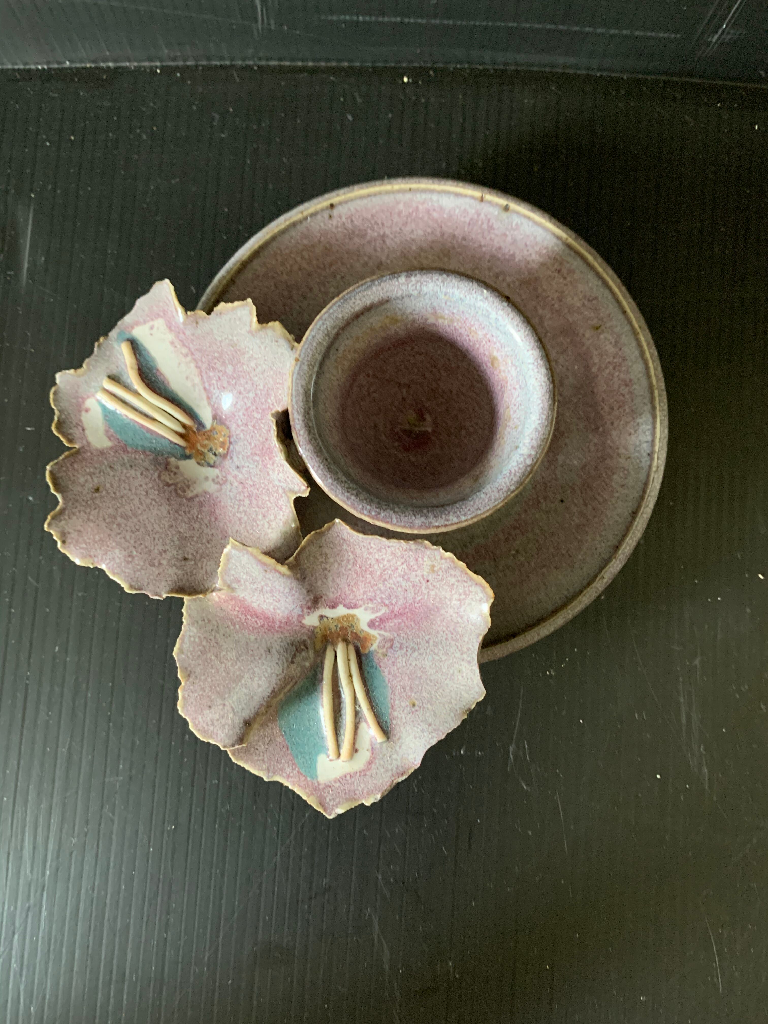 Sandstone candlestick