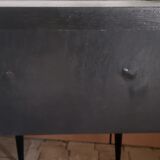 Black art-deco desk
