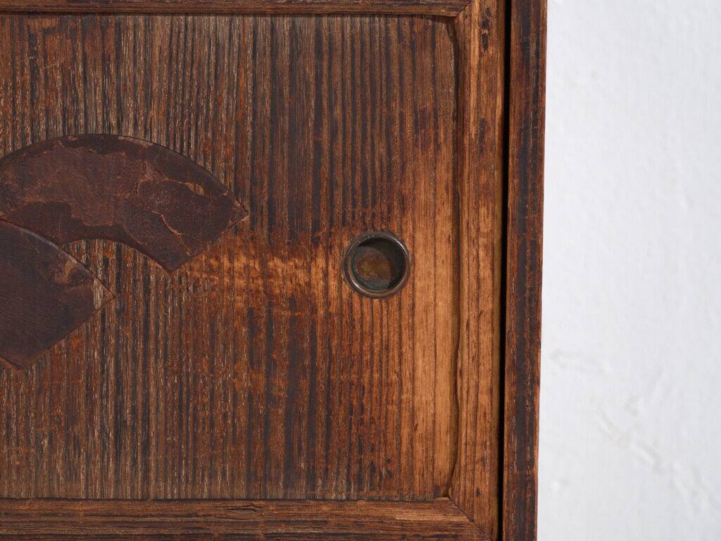 Old sliding door chest of drawers – Taishō / Shōwa period (c. 1920-1945) #92