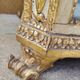 Italian display cabinet from the mid-18th century, Louis XV period, in lacquered and gilded wood.
