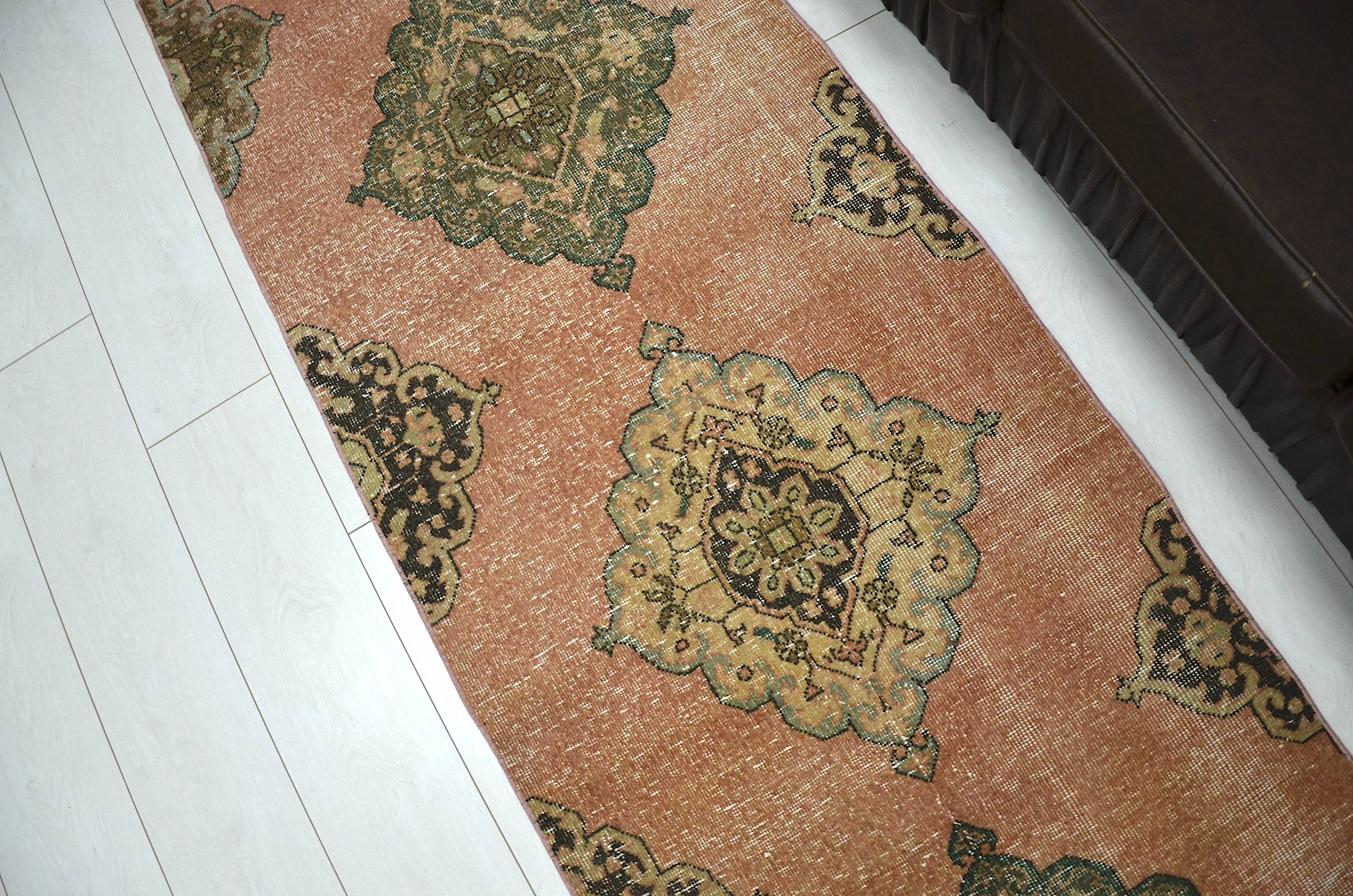 Red & Brown Turkish Handmade Rug sku 2214