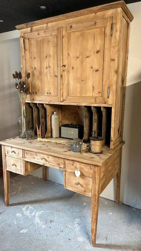 Old double desk