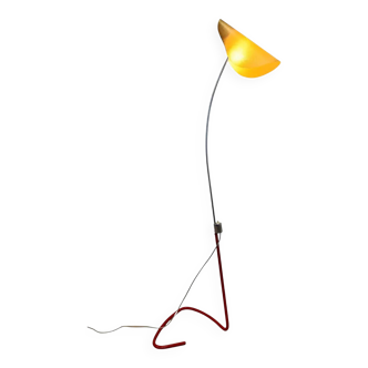 Mid-century organic design floor lamp by Josef Hůrka, 1960s / Napako