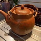 Terracotta teapot