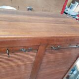 Art Deco period double curtain filing cabinet