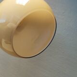 Small glass hanging lamp made at Holmegaard Glassworks Denmark in 2001.
