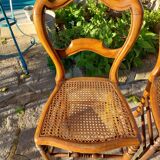 Lot of tanned chairs