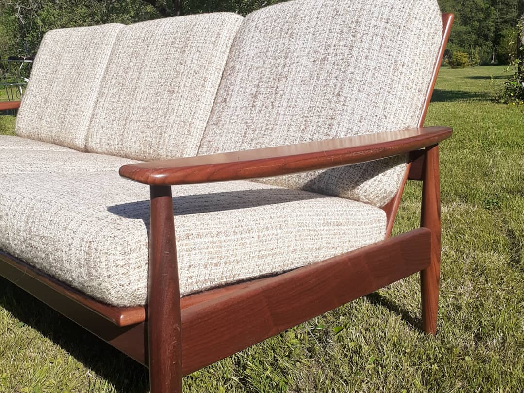 Scandinavian teak sofa 1960