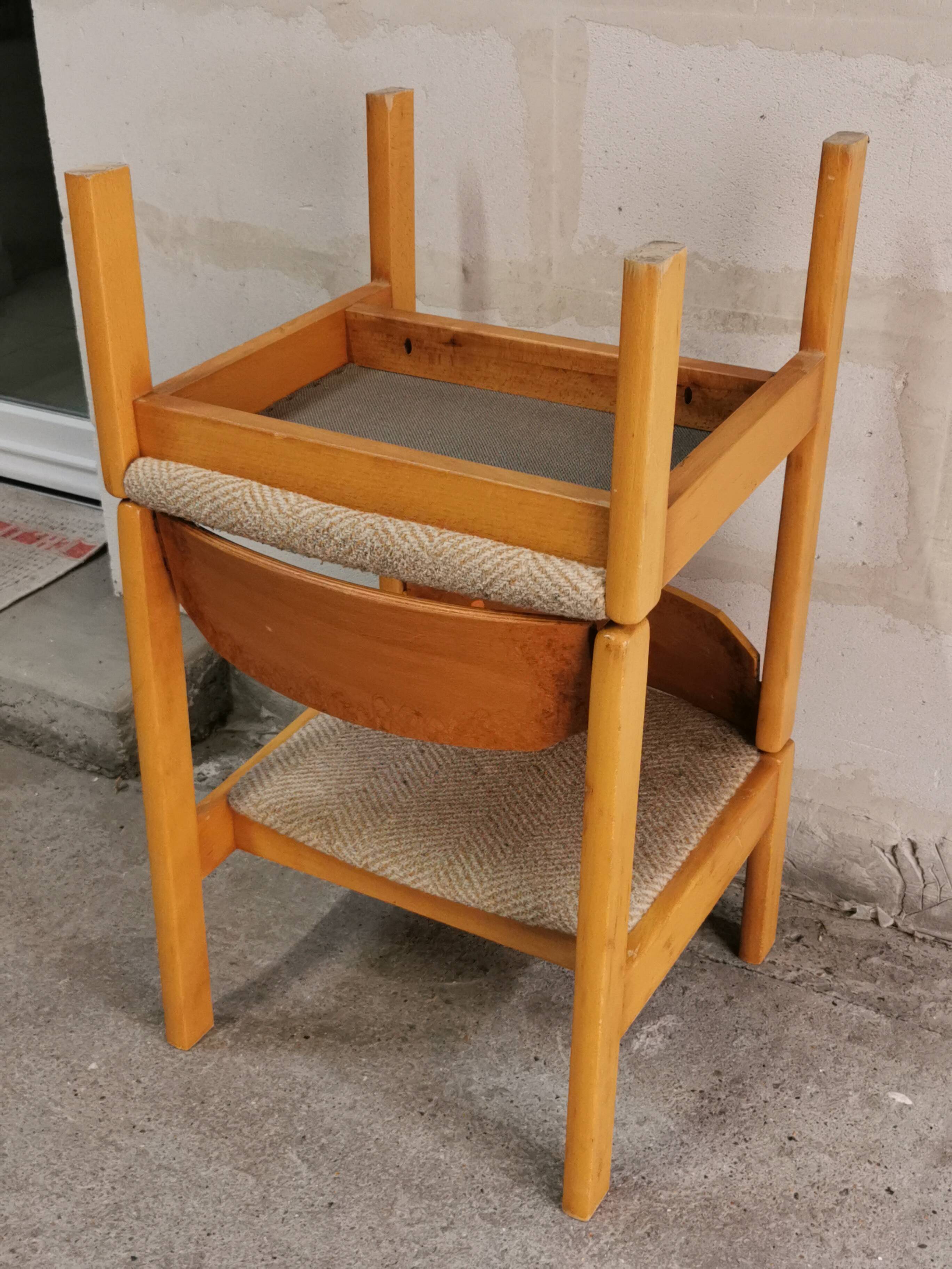 Pair of vintage low chairs