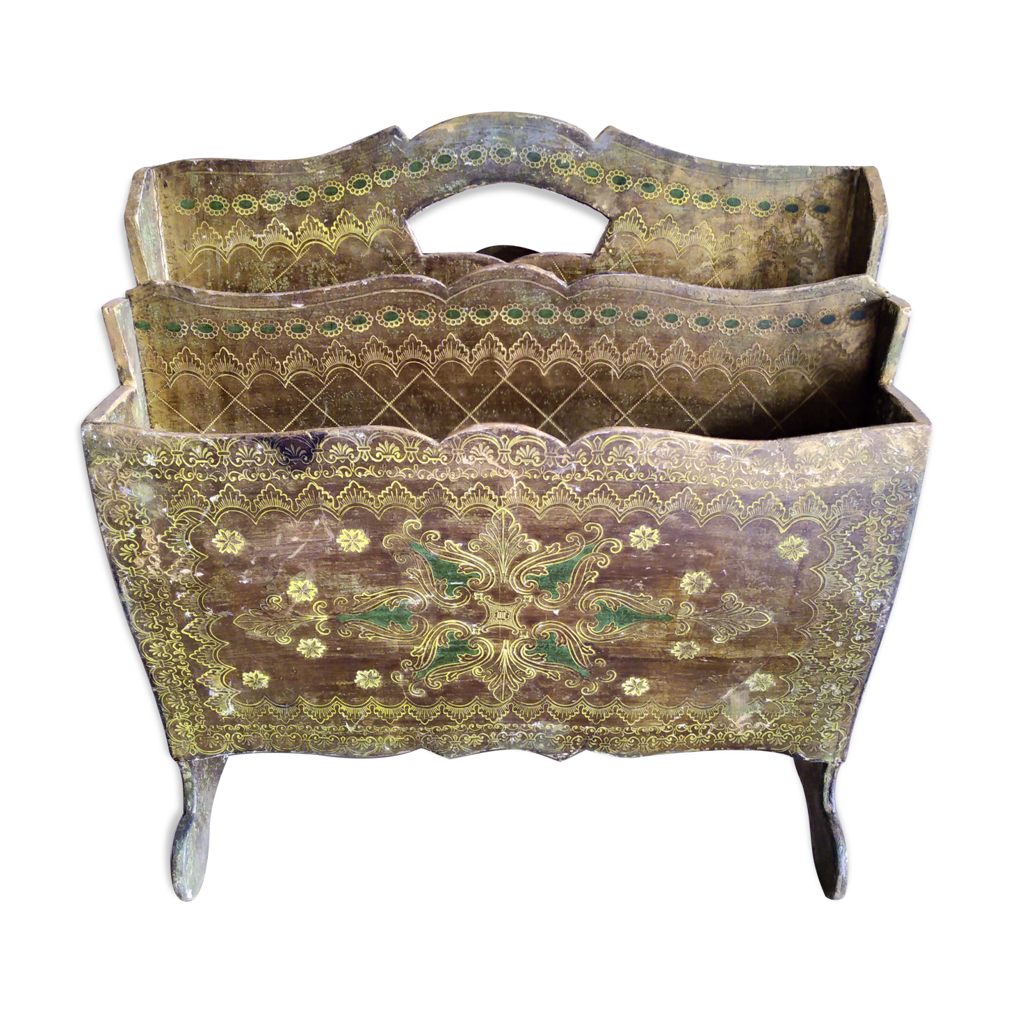 Venetian wooden magazine door