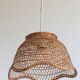 Suspension en osier vintage