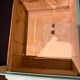Armoire de toilette vintage en bois
