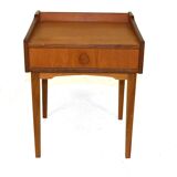 Table de chevet en teck, Suède, 1960