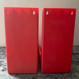 Pair of vinyl storage racks Boa Inter Holland from the 1970s.