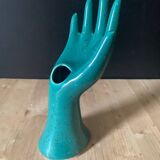 Green ceramic hand soliflore ring sizer