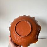 Abstract glazed ceramic fruit bowl / bowl / fruit basket