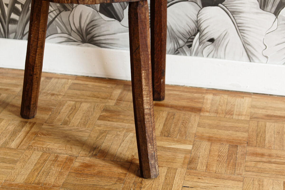 Brutalist cowherd stool
