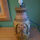 60'S keramik lamp, peacock decor