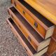 Louis xvi style chest of drawers in cherry wood 3 drawers