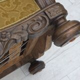 1960s, Danish armchair, furniture wool, solid oak wood.