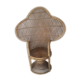 Emmanuelle vintage rattan armchair