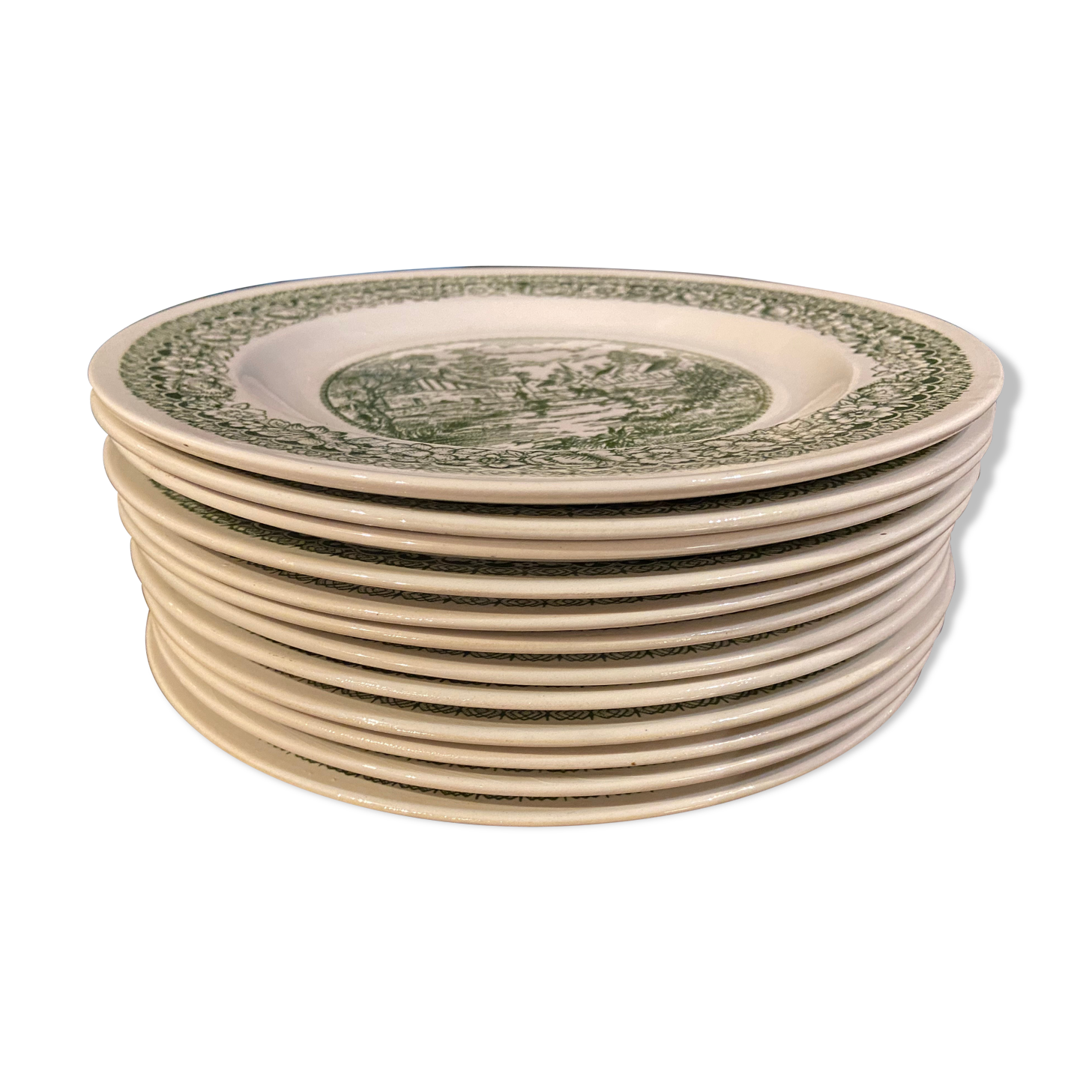 Assiettes style anglaises