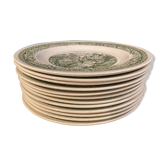 Assiettes style anglaises