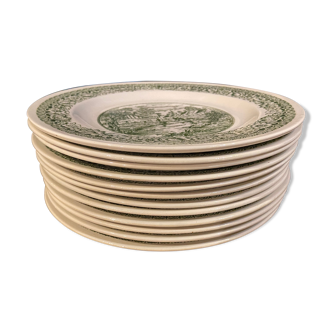 English-style plates
