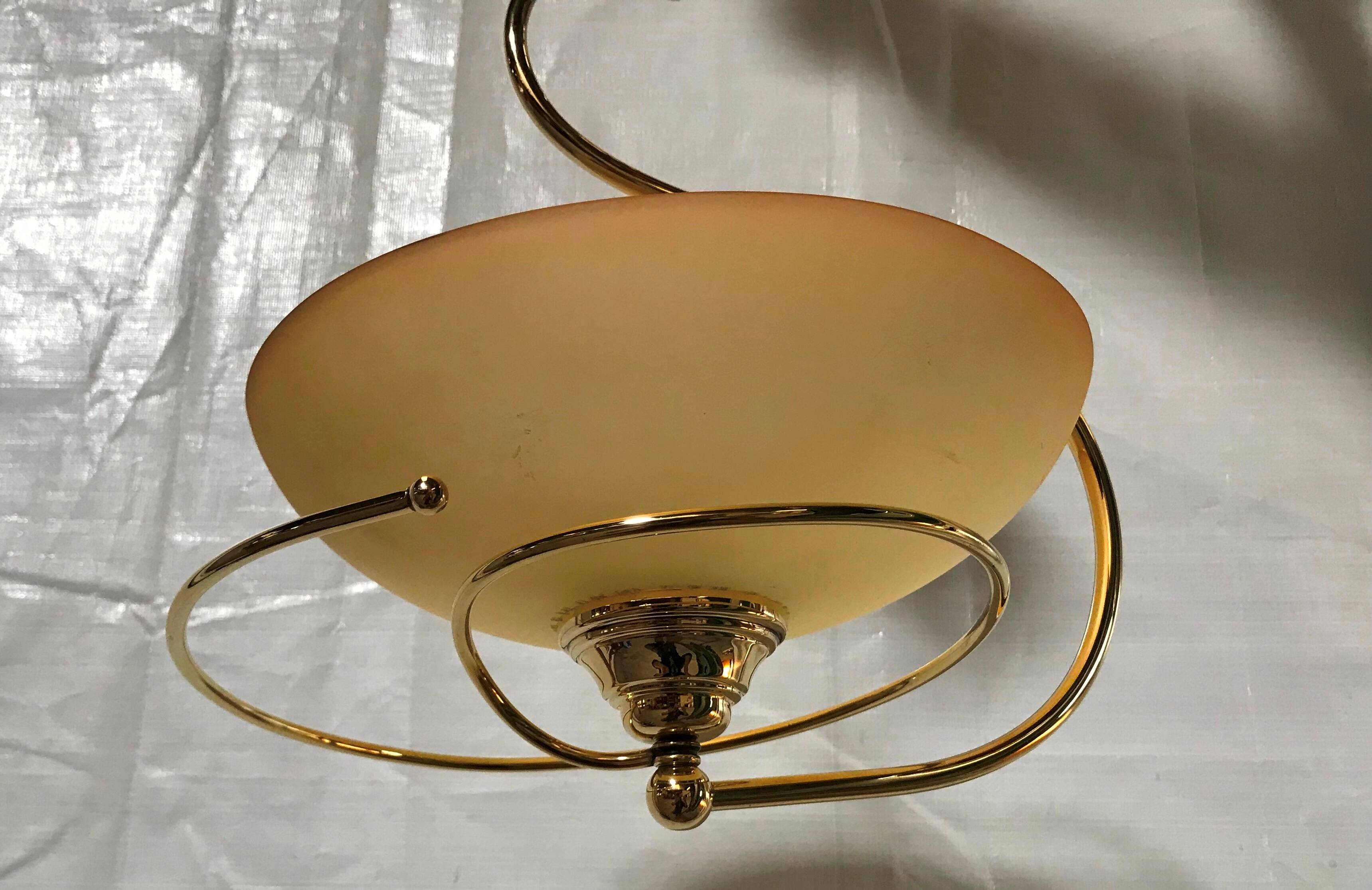 Suspension en verre C.V.L. modèle Cogolin