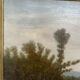 Oil painting of a riverside signed EM