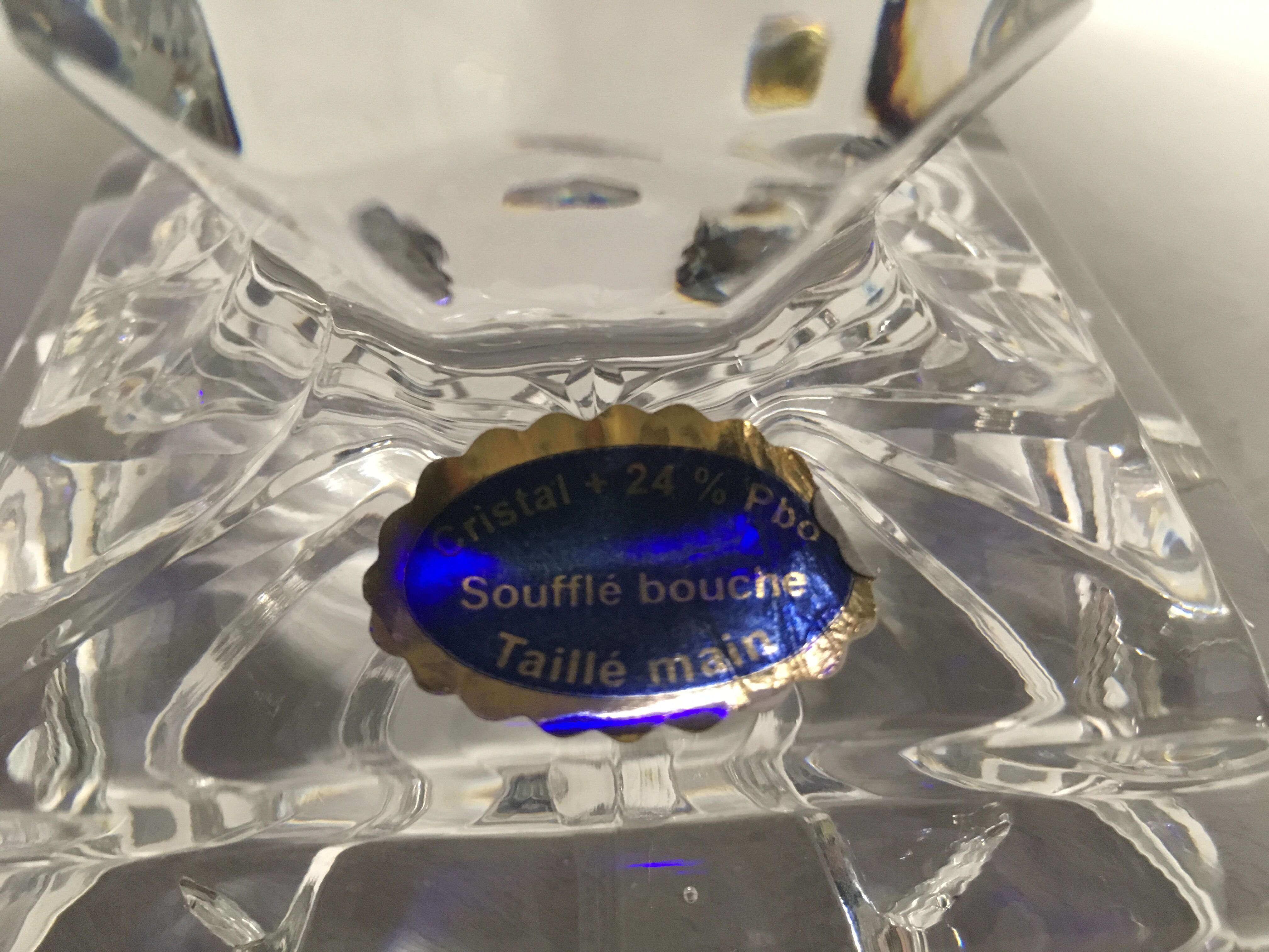 Crystal egg champagne cellar