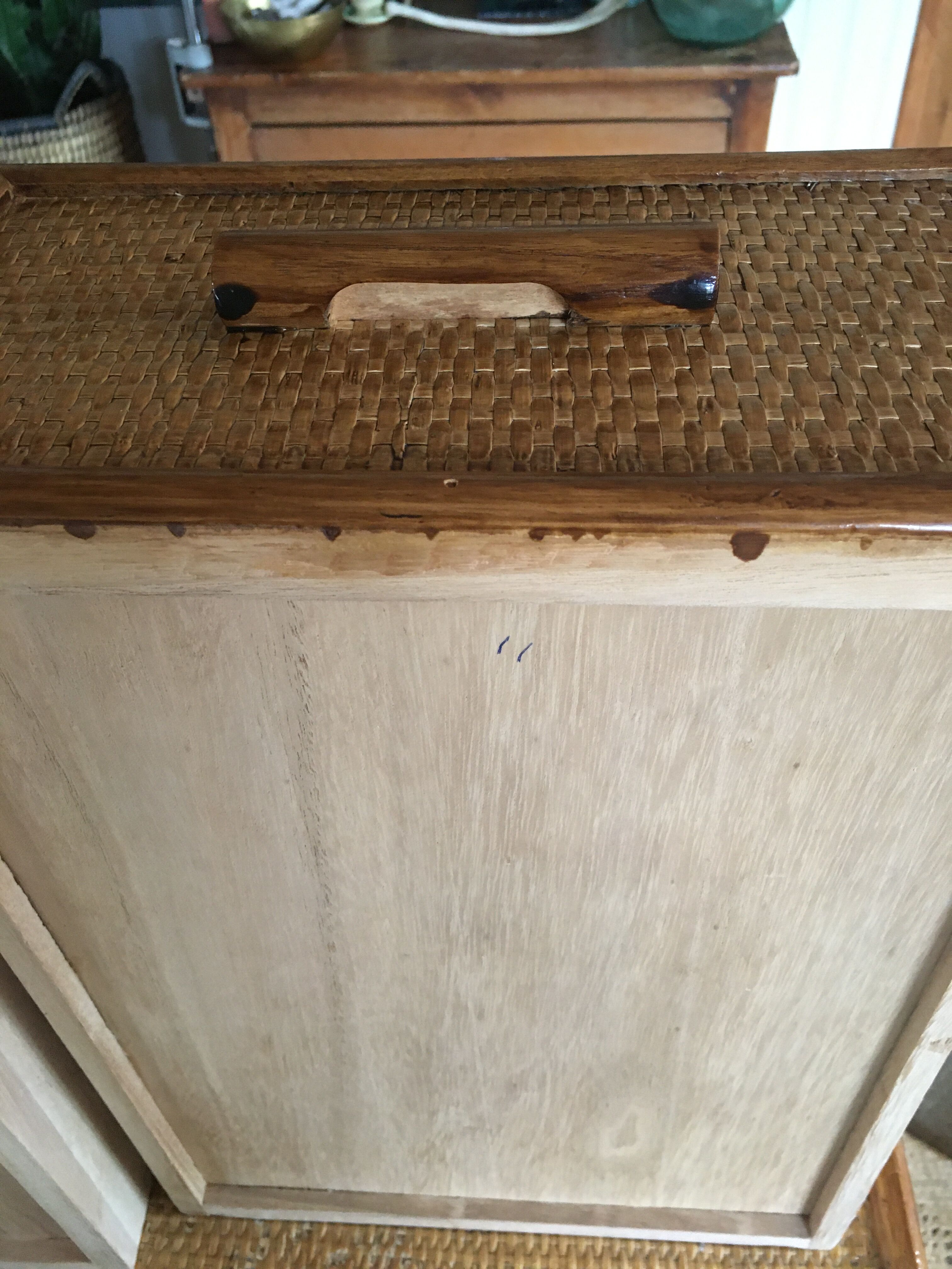 Dresser in rattan