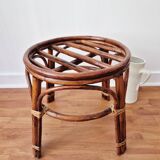 Rattan stool/plant stand - Vintage
