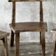 Large old teak chair or armchair H84 L60