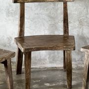 Large old teak chair or armchair H84 L60
