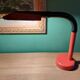 Red lamp annees 70's scandinavian design , fagerhults ( sweden )