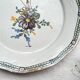 Antique French Earthenware Plate 18th Century NEVERS Floral Pattern