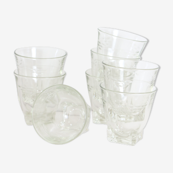 Lot de 7 verres vintage