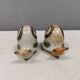 Ceramic snails as salt and pepper shakers, Denmark, 1970s-1980s