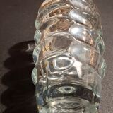 Heavy vintage glass vase